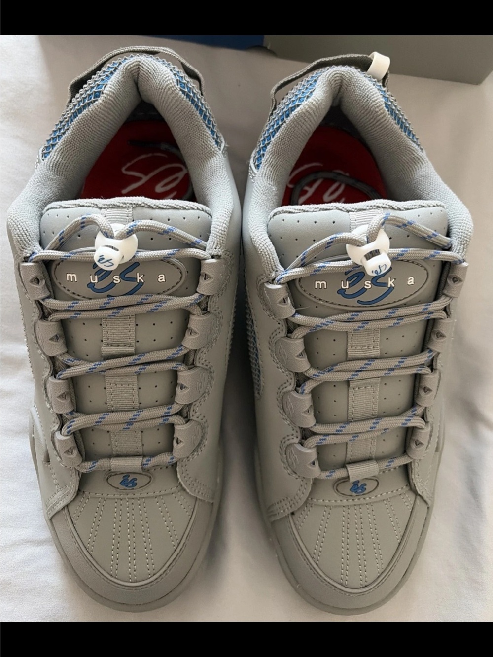 NEW AUTOGRAPHED CHAD MUSKA ES SHOES SIZE 10.5 Signed Box With Extra Laces! - Picture 2 of 7